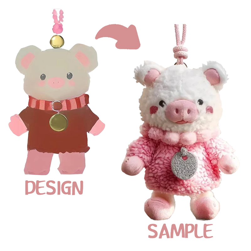 Keychain plush saincheaptha